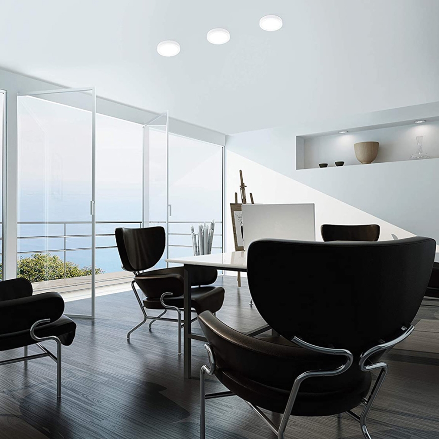 Eglo - LED RGBW zatemnljivo stropno svetilo FUEVA-C LED/15,6W/230V Bluetooth premer 22,5 cm