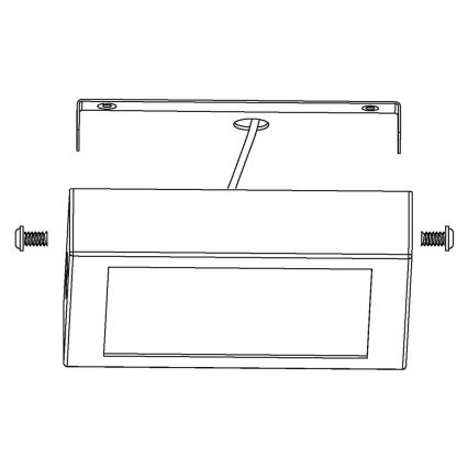 Eglo - LED RGBW Zatemnitvena stropna svetilka FUEVA-C LED/21W/230V