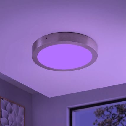 Eglo - LED RGBW Zatemnitvena stropna svetilka FUEVA-C LED/21W/230V Bluetooth