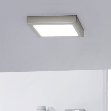 Eglo - LED RGBW Zatemnljivo stropno svetilo FUEVA-C LED/15,6W/230V Bluetooth 22,5x22,5 cm