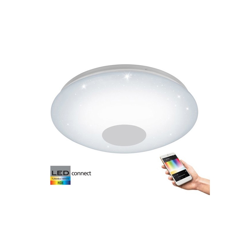 Eglo - LED RGBW Zatemnitvena stropna svetilka VOLTAGO-C LED/17W/230V