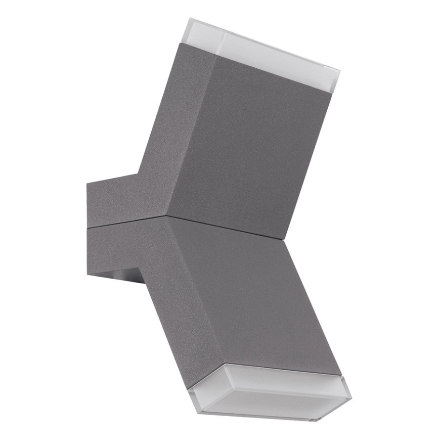 Eglo 96706 - LED Stenska svetilka CANTZO 2xLED/4W/230V siva