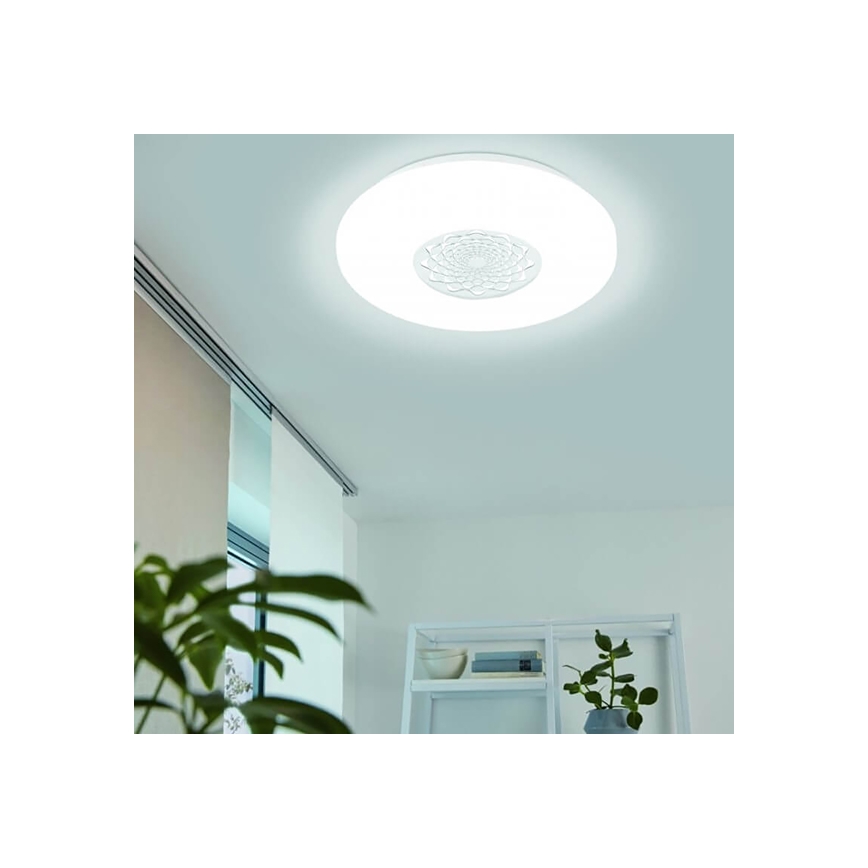 Eglo - LED RGBW Zatemnitvena stensko stropna svetilka CAPASSO-C LED/17W/230V