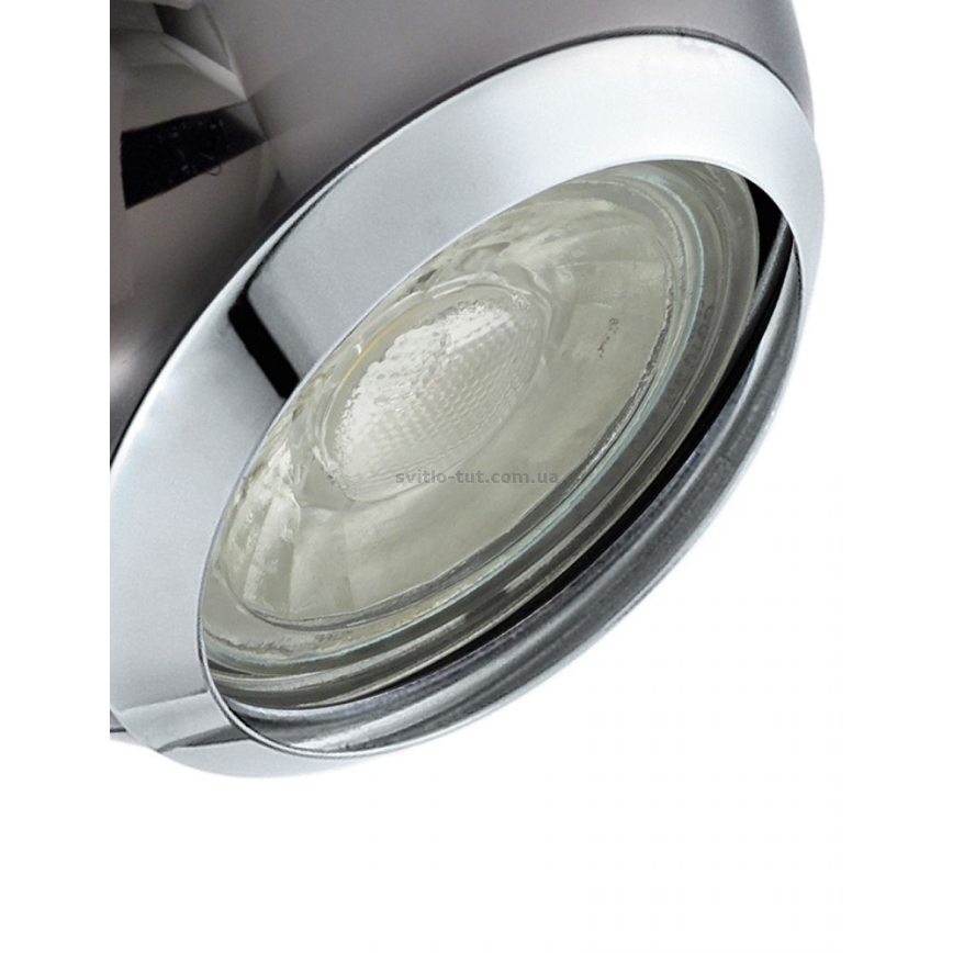 Eglo 96841 - LED Stenska svetilka v vtičnico BIMEDA 1xGU10/3,3W/230V siva