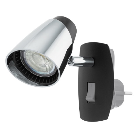 Eglo 96845 - LED Stenska svetilka v vtičnico MONCALVIO 1xGU10/3,3W/230V