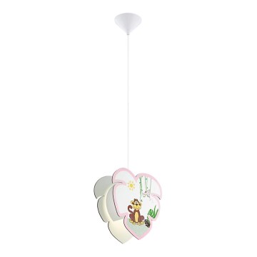 Eglo 96951 - Otroški lestenec na vrvici LOUIE 1xE27/60W/230V
