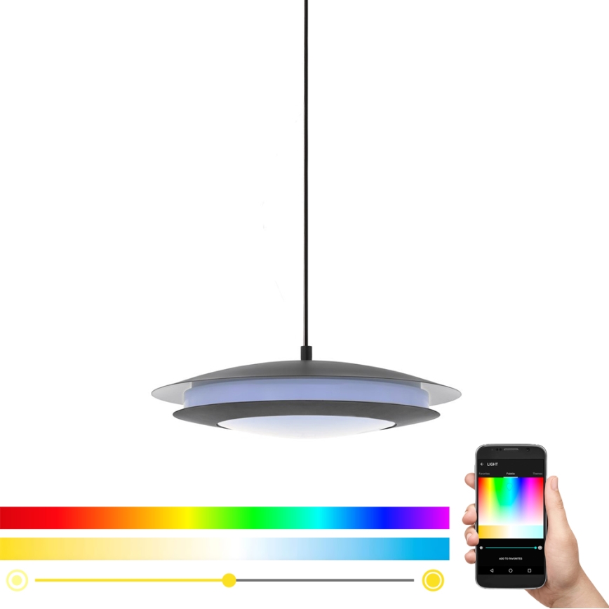 Eglo 96979 - LED RGB viseča stropna svetilka MONEVA-C LED/27W/230V
