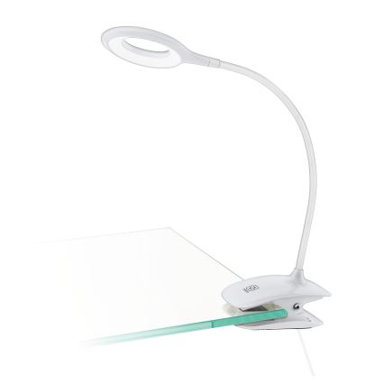 Eglo - LED Zatemnitvena svetilka s sponko 1xLED/3W/230V 500 mAh bela
