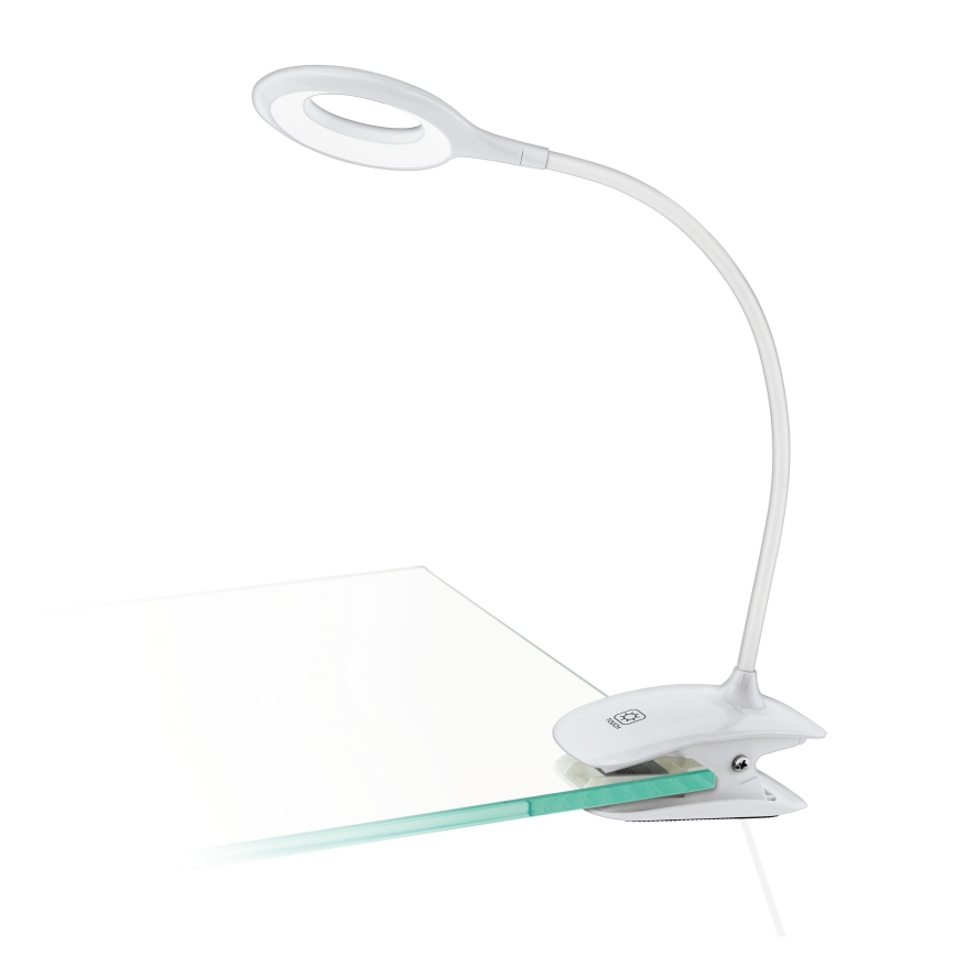 Eglo - LED Zatemnitvena svetilka s sponko 1xLED/3W/230V 500 mAh bela