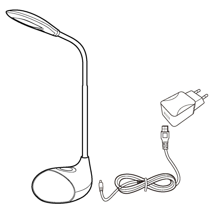 Eglo - zatemnljiva LED namizna svetilka LED/2,2W+0,3W/230V RGB