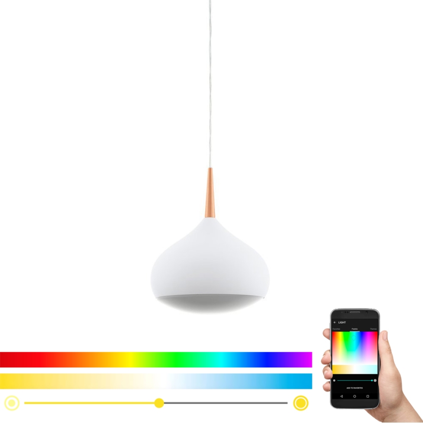 Eglo 97087 - LED RGBW zatemljivo viseče svetilo COMBA-C LED/18W/230V