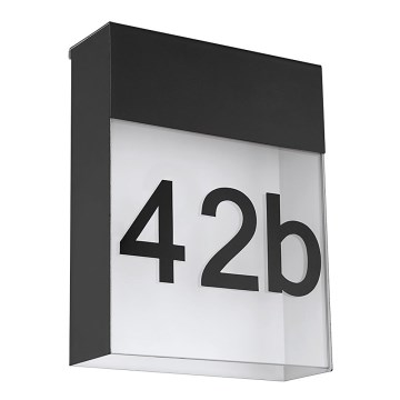 Eglo 97117 - LED hišna številka PONSO LED/4,8W/230V IP44