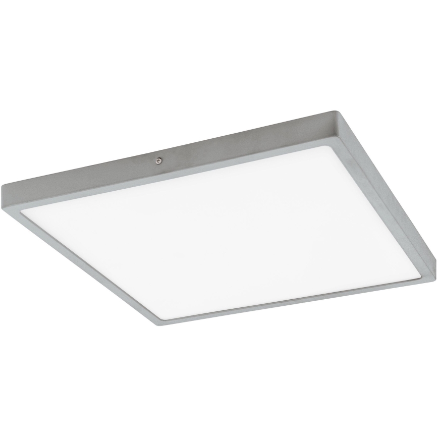 Eglo - LED Stropna svetilka 1xLED/25W/230V srebrna kvadratna