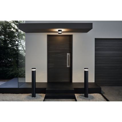 Eglo - LED Zunanje stensko svetilo LED/11W/230V črno IP44
