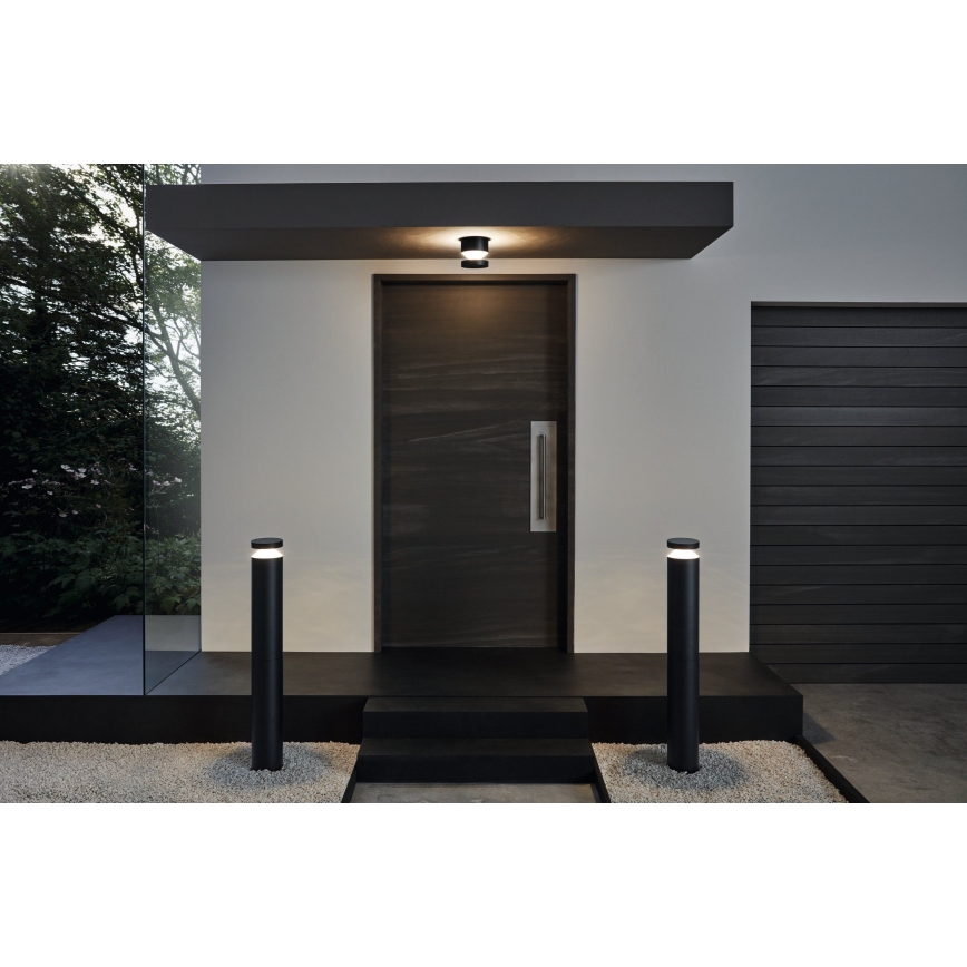 Eglo - LED Zunanje stensko svetilo LED/11W/230V črno IP44