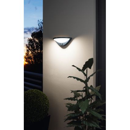 Eglo 97312 - LED Zunanja stenska svetilka s senzorjem BELCREDA LED/9,3W/230V IP44