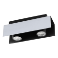Eglo 97395 - LED točkovna svetilka VISERBA 2xGU10/5W/230V