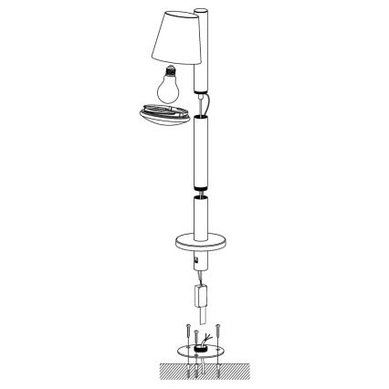 Eglo - LED Zatemnitvena zunanja svetilka CALDIERO-C 1xE27/9W/230V mat krom IP44