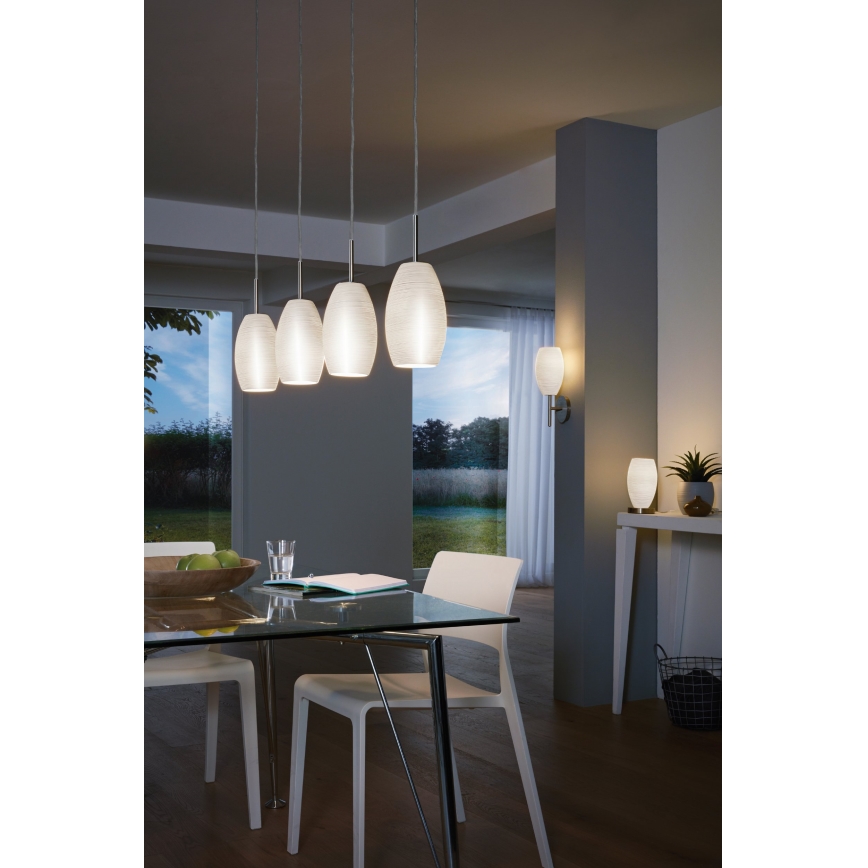 Eglo - Lestenec na vrvici 4xE27/40W/230V