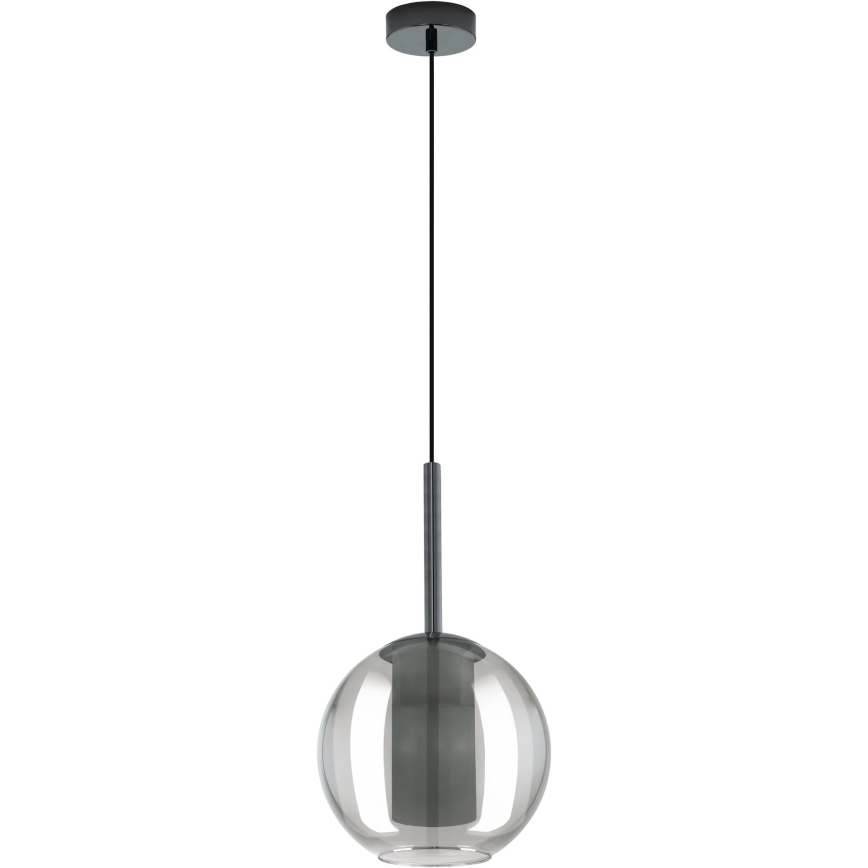 Eglo 97633 - Viseča svetilka na lanku TINDARI 1xE27/60W/230V dimno črna