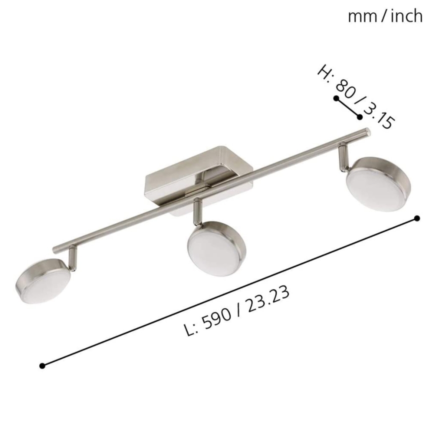 Eglo - LED RGB Reflektor CORROPOLI-C 3xLED/5W/230V