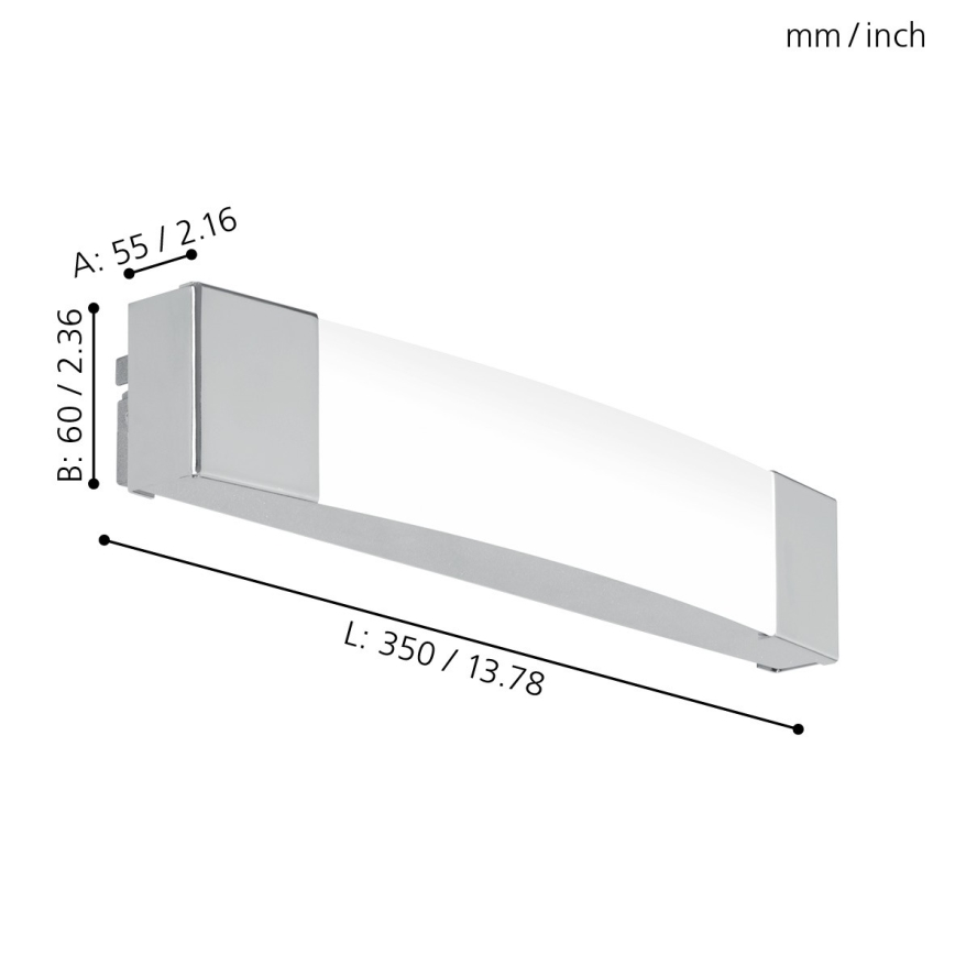 Eglo - LED Kopalniška svetilka za ogledalo LED/8,3W/230V IP44