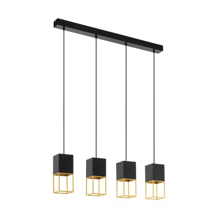 Eglo - LED Lestenec na vrvici 4xGU10/5W/230V