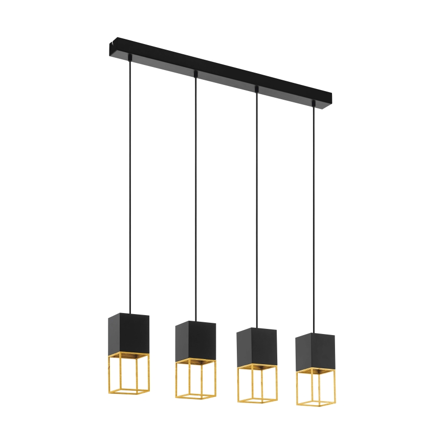 Eglo - LED Lestenec na vrvici 4xGU10/5W/230V