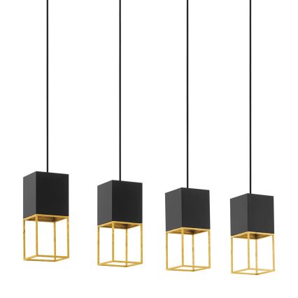 Eglo - LED Lestenec na vrvici 4xGU10/5W/230V