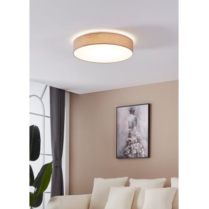 Eglo - LED Zatemnitvena stropna svetilka LED/40W/230V + Daljinski upravljalnik