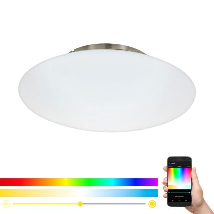 Eglo 97811 - LED RGB zatemnljivo stropno svetilo FRATTINA-C 1xLED/27W/230V