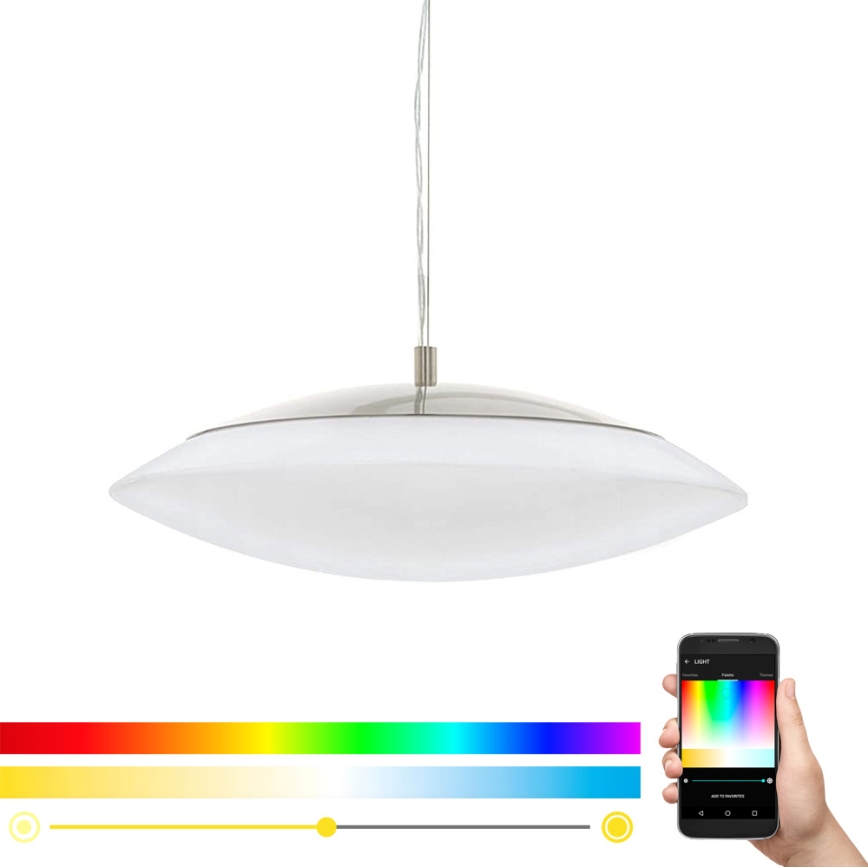 Eglo 97812 - LED RGB lestenec na kablu z možnostjo zatemnitve FRATTINA-C LED/27W/230V