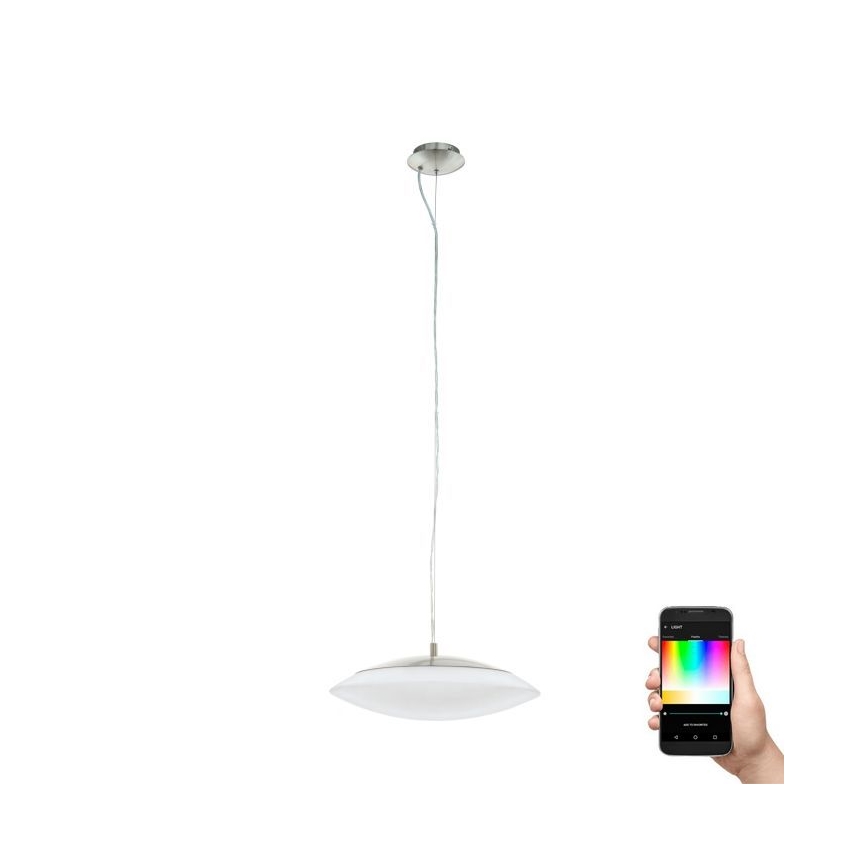 Eglo 97812 - LED RGB Zatemnitveni lestenec na vrvici FRATTINA-C 1xLED/27W/230V