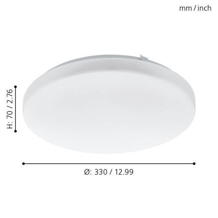 Eglo - LED Stropna svetilka LED/14,6W/230V