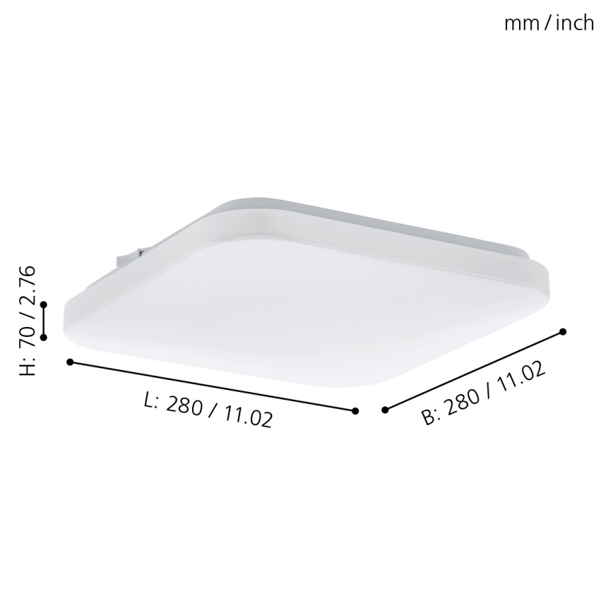 Eglo - LED Stropna svetilka LED/11,5W/230V
