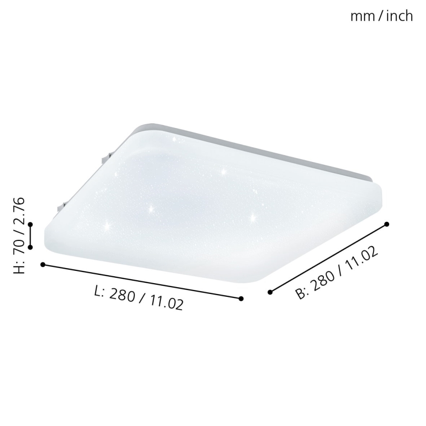 Eglo - LED Stropna svetilka LED/11,5W/230V