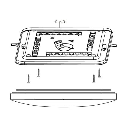 Eglo - LED Stropna svetilka LED/17,3W/230V