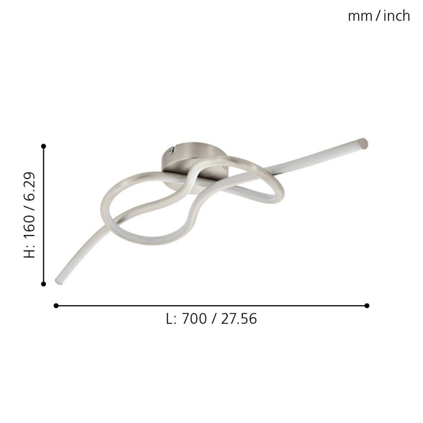 Eglo - LED Nadgradni lestenec LED/13W/230V