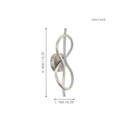 Eglo - LED Stenska svetilka LED/10W/230V
