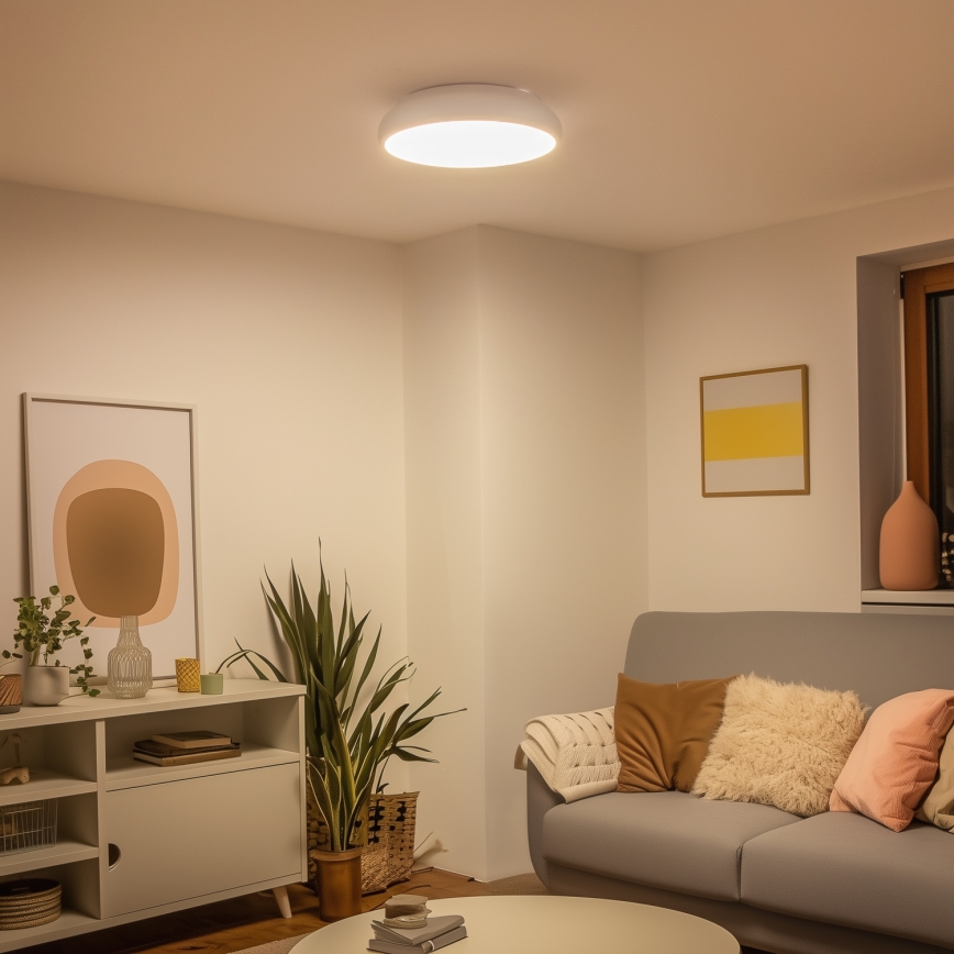 Eglo 98045 - LED RGB Zatemnljiva stropna svetilka RIODEVA-C LED/27W/230V