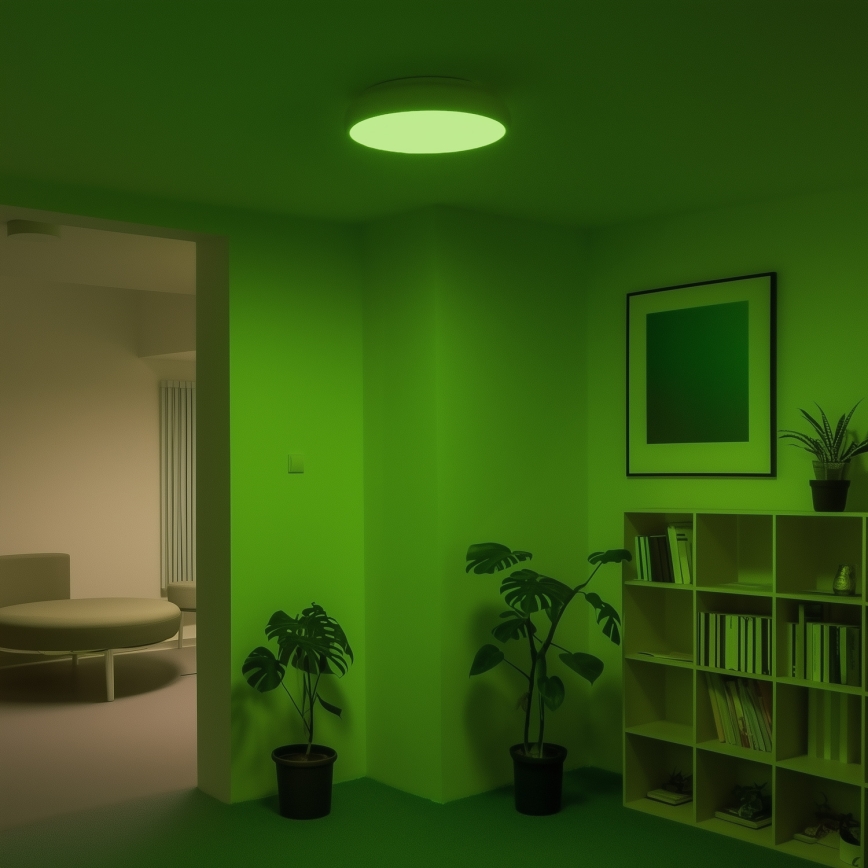 Eglo 98045 - LED RGB Zatemnljiva stropna svetilka RIODEVA-C LED/27W/230V