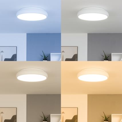 Eglo 98045 - LED RGB Zatemnljiva stropna svetilka RIODEVA-C LED/27W/230V