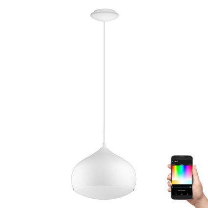 Eglo - LED RGBW Zatemnitveni lestenec na vrvici COMBA-C LED/18W/230V Bluetooth
