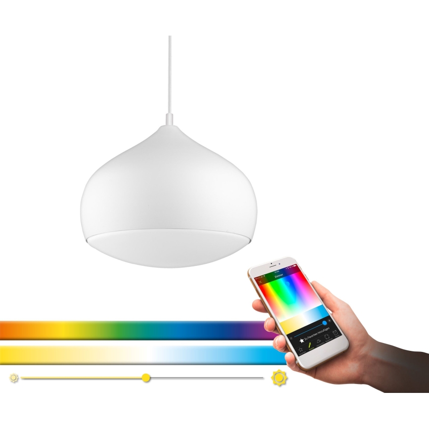 Eglo - LED RGBW Zatemnitveni lestenec na vrvici COMBA-C LED/18W/230V Bluetooth