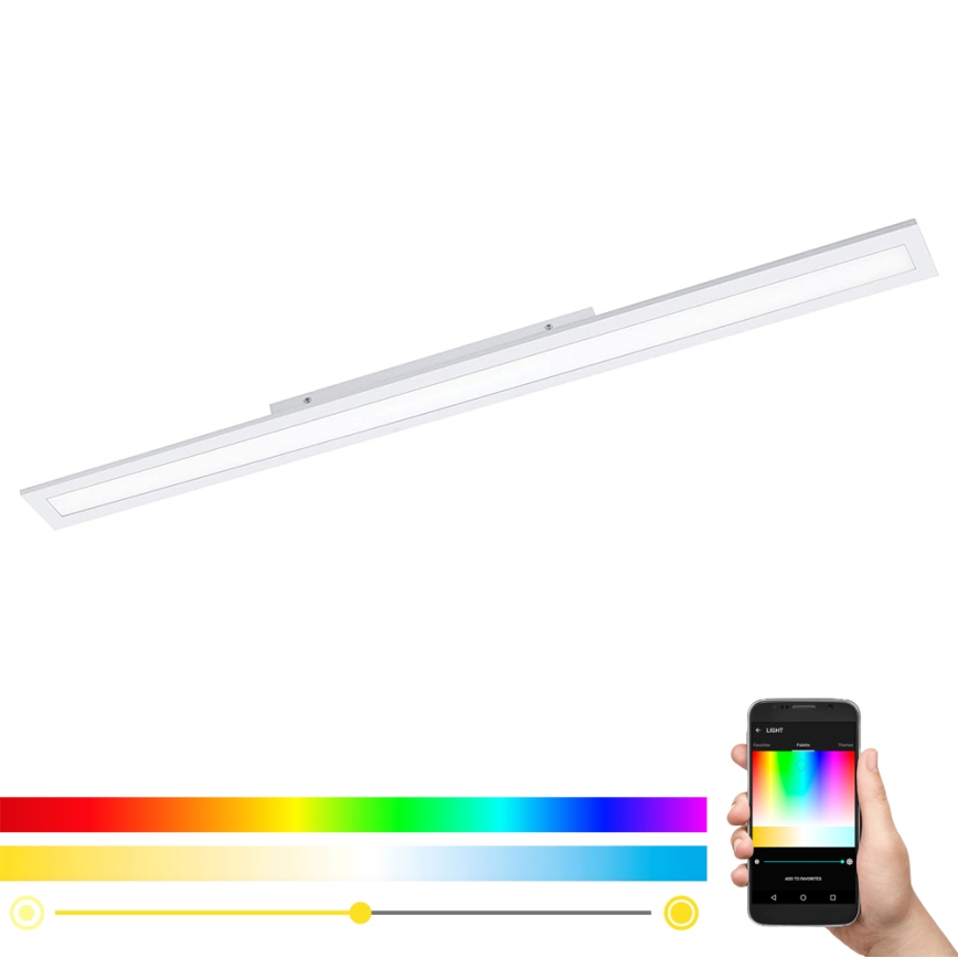 Eglo - LED RGBW Zatemnitveni panel SALOBRENA-C LED/34W/230V + Daljinski upravljalnik