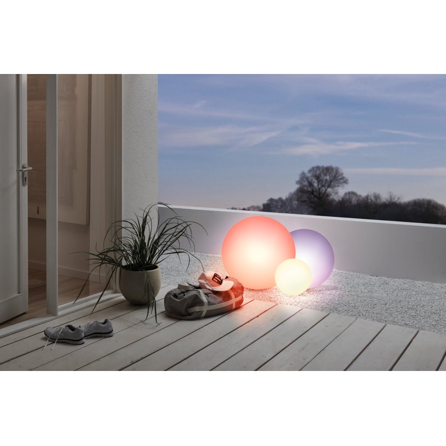 Eglo 98108 - LED RGB Zunanja stoječa svetilka MONTEROLO-C 1xE27/9W/230V IP65 ø600