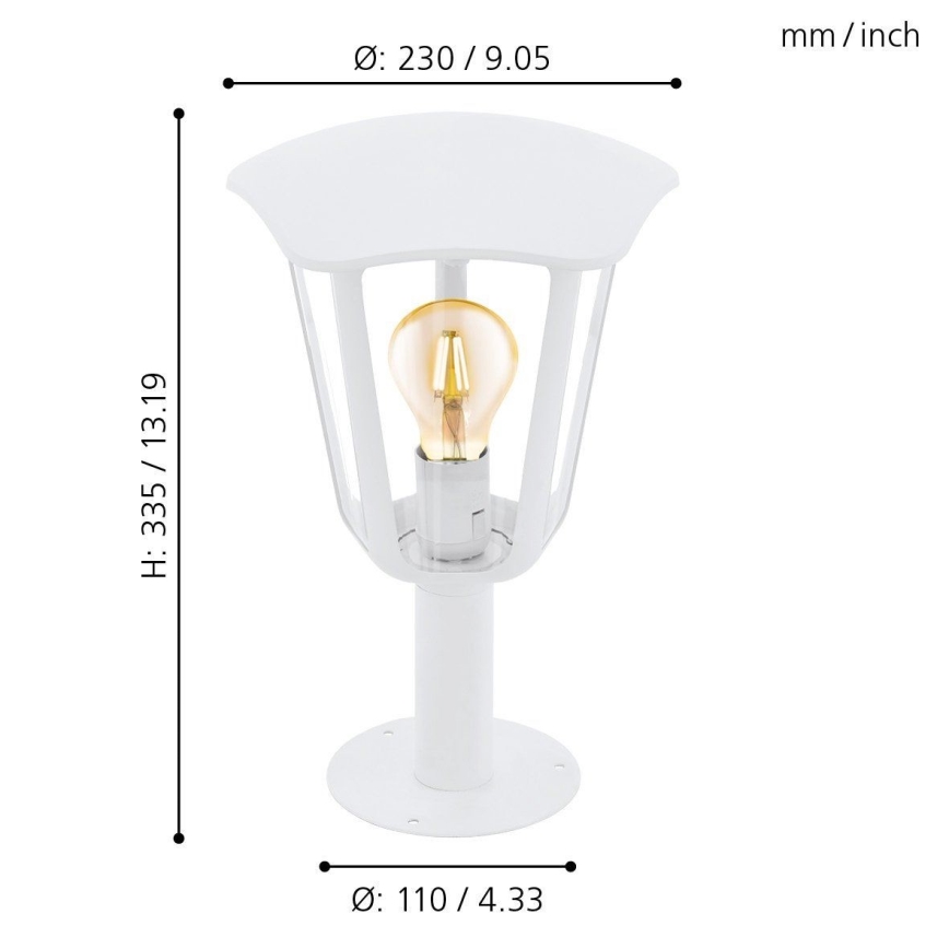 Eglo 98117 - Zunanja svetilka MONREALE 1xE27/60W/230V IP44