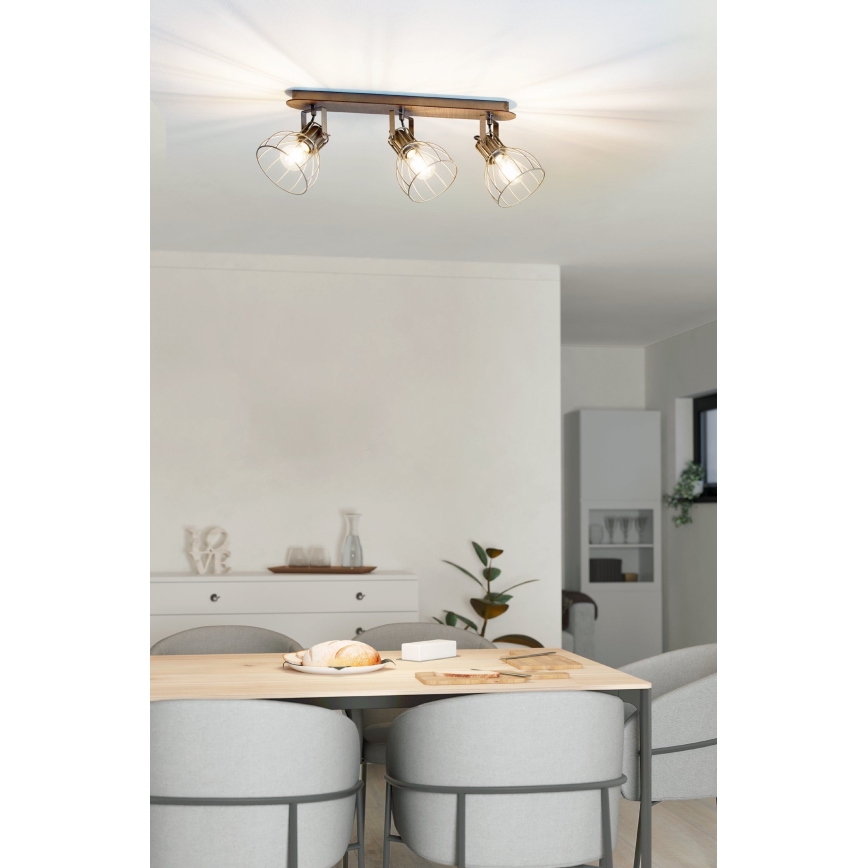 Eglo 98136 - Reflektor SAMBATELLO 3xE27/40W/230V