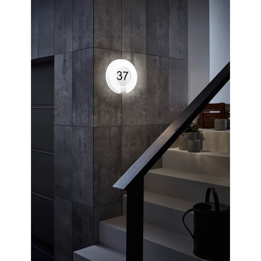 Eglo 98145 - LED RGB Hišna številka MARCHESA-C LED/15W/230V IP44