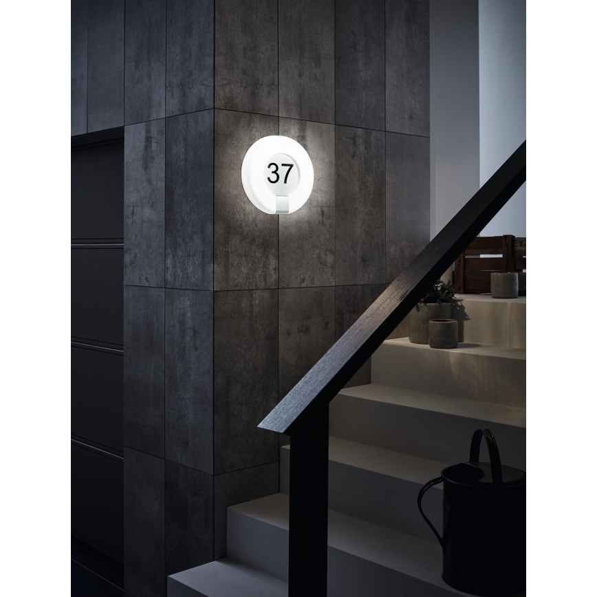 Eglo 98147 - LED Hišna številka MARCHESA LED/15W/230V IP44